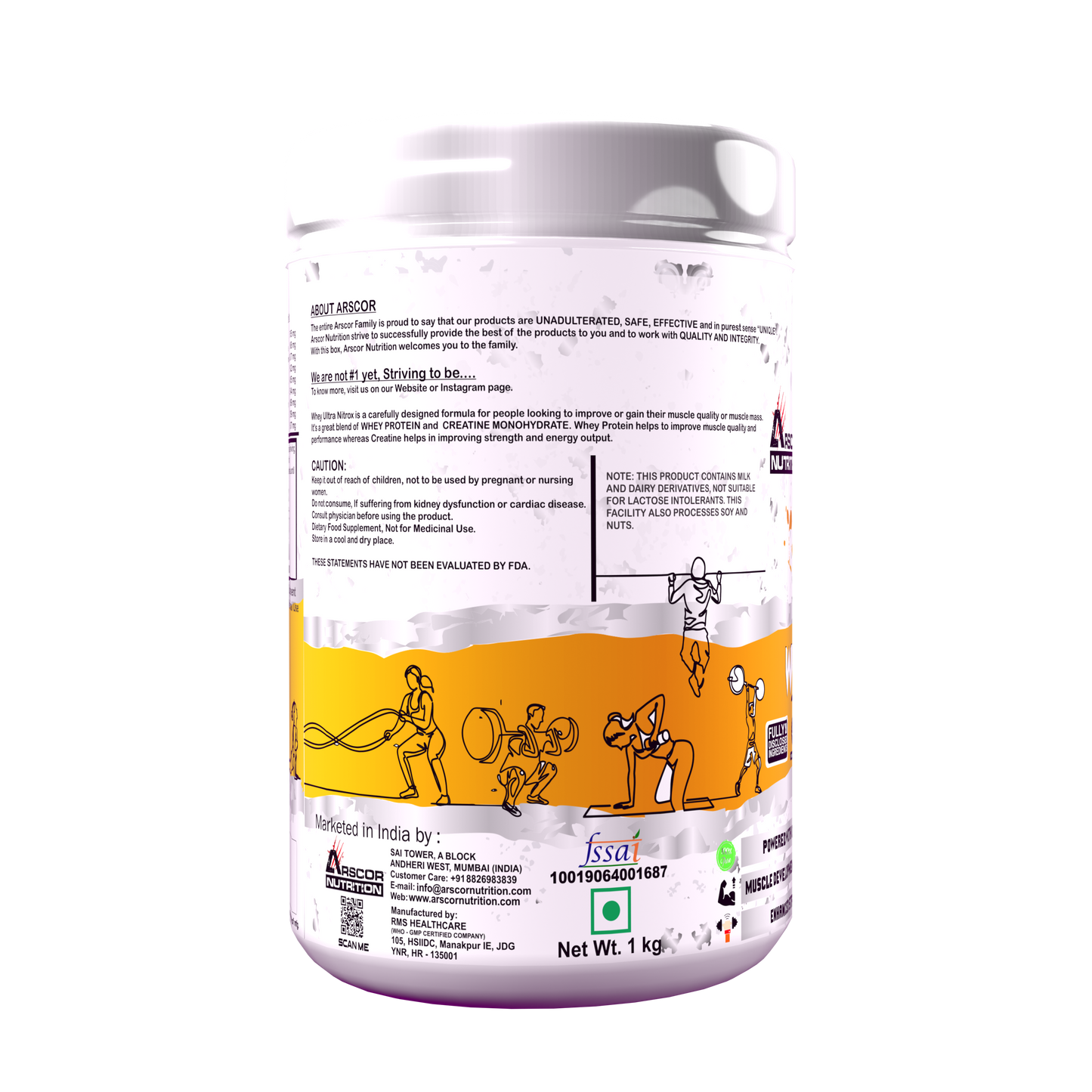 Whey Ultra Nitrox (1kg) Plus Free MV Plus (60caps) – Advanced Whey Protein for Muscle Growth | Advanced Performance Multivitamin for Men & Women