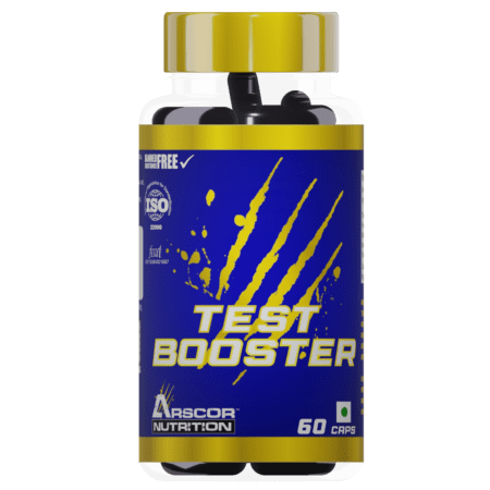 Testo booster supplement with a label showing key ingredients