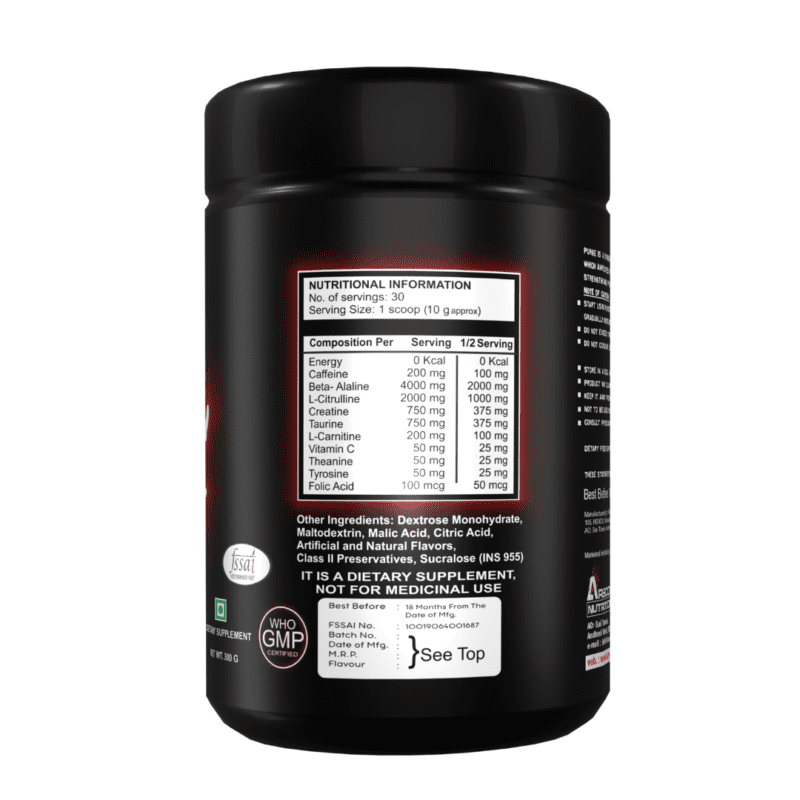 PURGE – PRE-WORKOUT ENERGY DRINK - Image 2