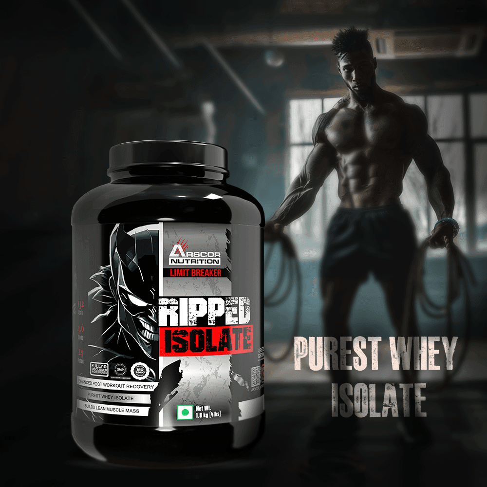Ripped Isolate Protein 12 Fat burning whey protein with L-Carnitine and Garcinia Cambogia