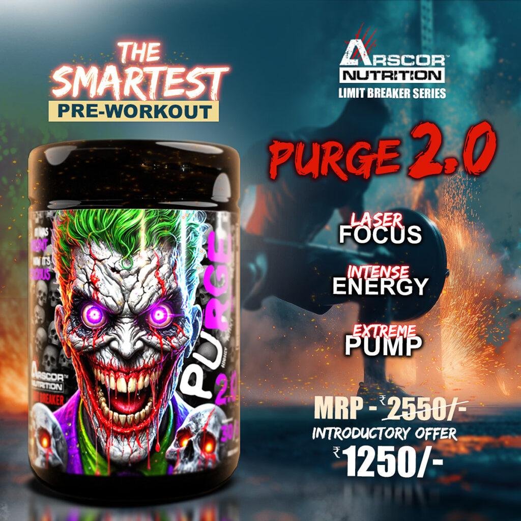 Purge 2.0 Pre-Workout Supplements 11 pre workout supplement India