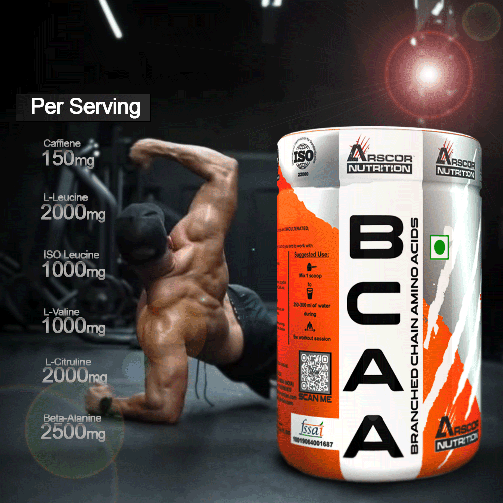 BCAA Powder – Advanced Muscle Recovery & Performance Formula 8 Beta-Alanine, L-Citrulline, and Caffeine for explosive energy, faster recovery, and maximum endurance