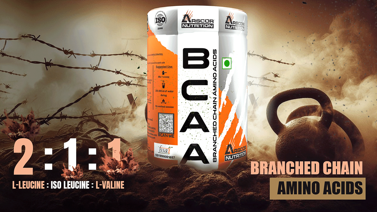 BCAA Powder – Advanced Muscle Recovery & Performance Formula 14 BCAA Powder | Best Branched Chain Amino Acids for Muscle Growth & Recovery