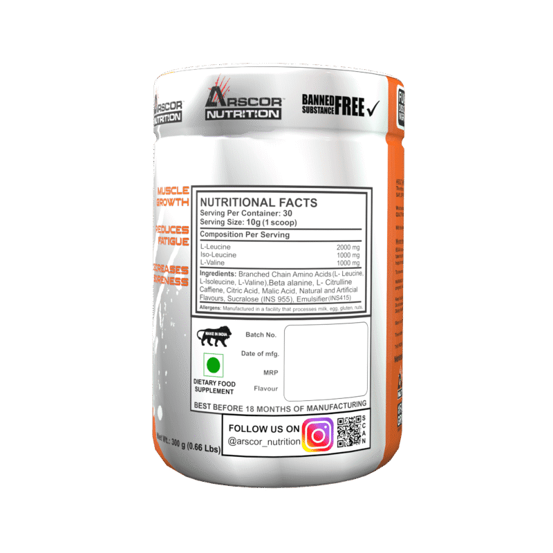 BCAA Powder – Advanced Muscle Recovery & Performance Formula - Image 2