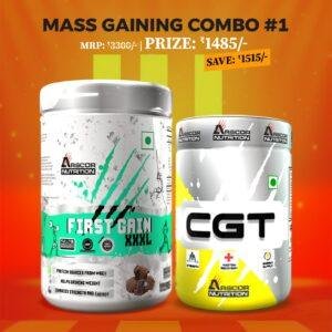 Mass Gaining Combo under 2000 - Best Mass Gainer Powder + CGT
